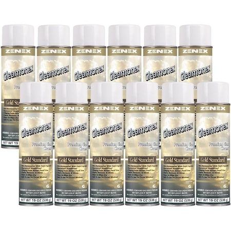 Zenex Gleamonex Glass Cleaner net 19 oz., 12PK 495205